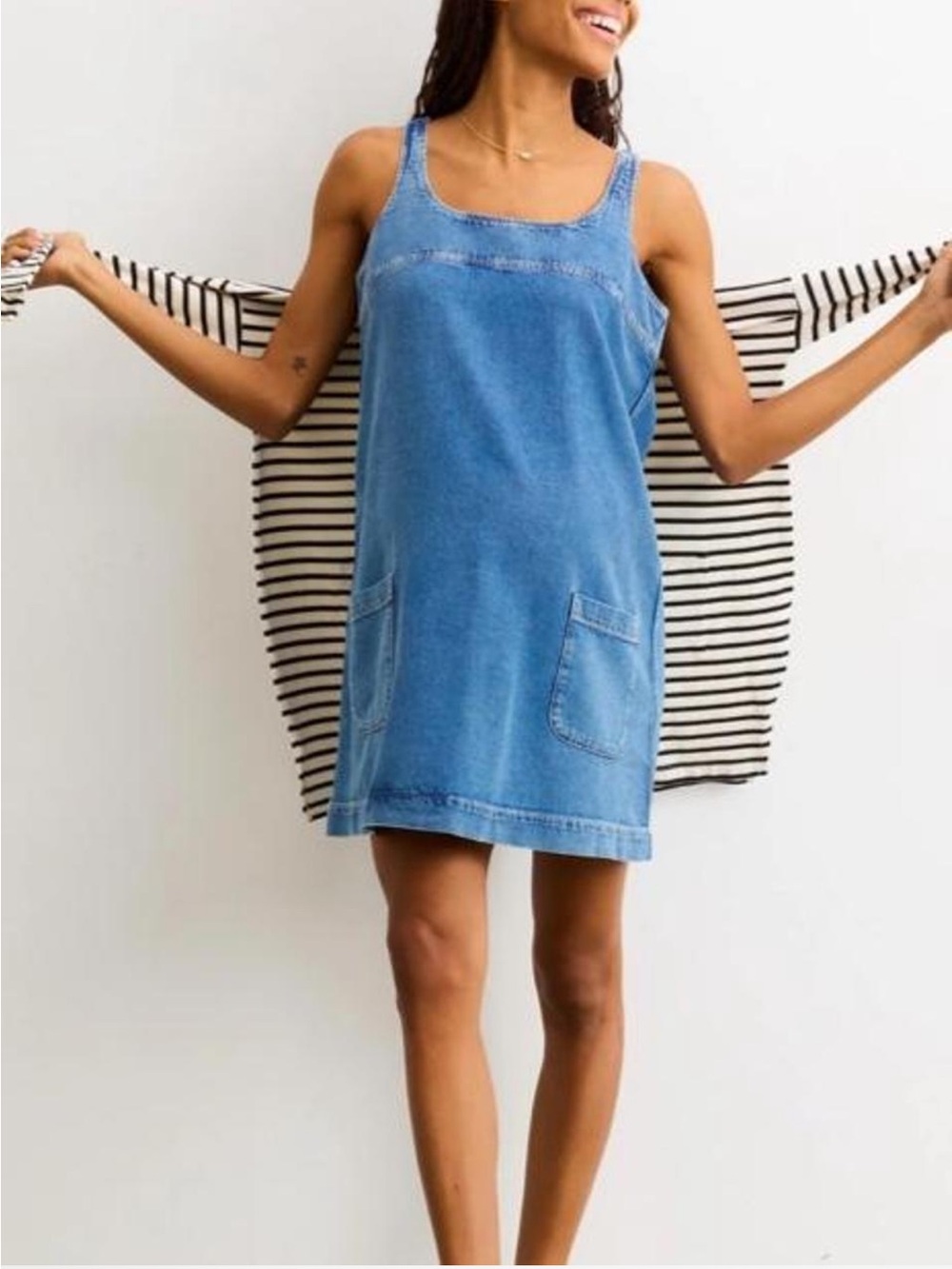 HATCH Kiley Denim Mini Dress
